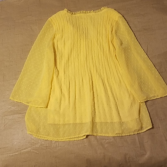 Valerie Stevens Yellow Blouse - Picture 4 of 7